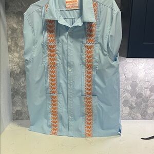 Whataburger Guayabera shirt